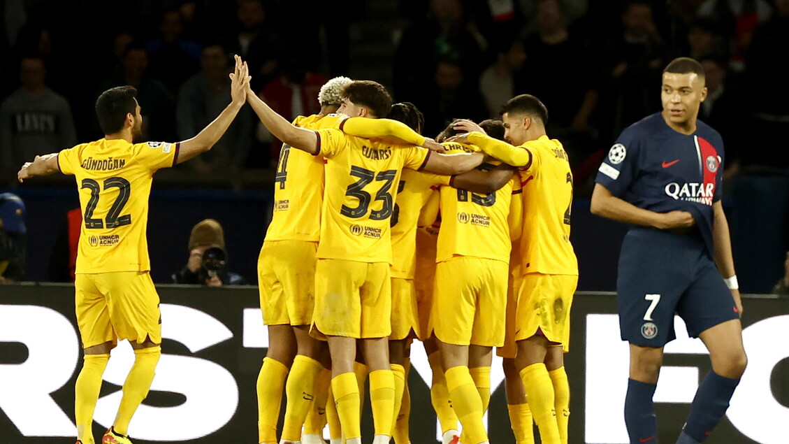 PSG vs FC Barcelona © ANSA/EPA