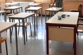 Un'aula scolastica. Immagine generica