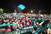 L'Atalanta conquista l'Europa League, festa a Bergamo