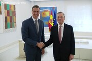 Draghi ricevuto a Madrid dal premier spagnolo Sanchez