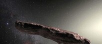 Rappresentazione artistica di ‘Oumuamua (fonte: ESO/M. Kommesser)&nbsp;