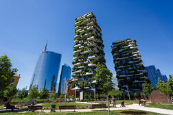 Bosco Verticale buildings in Milan