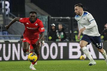 Serie A soccer match between SS Lazio vs ACF Fiorentina