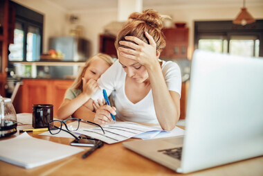 Working at home iStock.