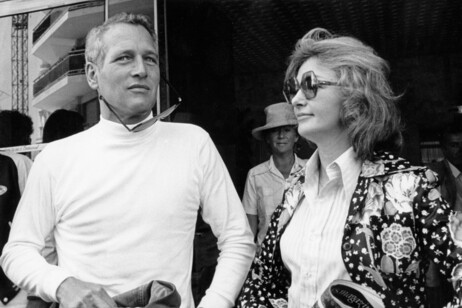 Paul Newman con la moglie, Joanne Woodward