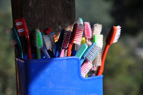 Gli spazzolini da denti un covo di virus buoni (fonte: ericakohn da Flickr CC BY-NC-ND 2.0)