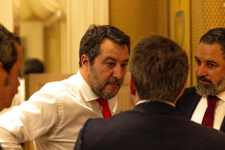 Salvini a Bruxelles UFFICIO STAMPA LEGA