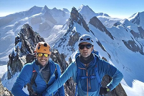 Gli alpinisti dispersi: Luca Perazzini, 42 anni, e Cristian Gualdi, di 48 anni