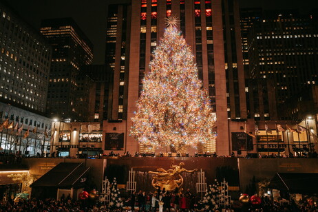 The 2024 Rockefeller Center Christmas Tree Lighting Ceremony in New York