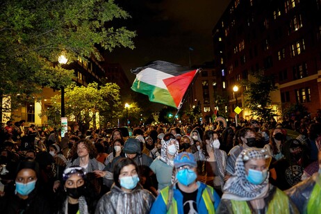 Manifestazione studentesca a favore della Palestina negli Usa