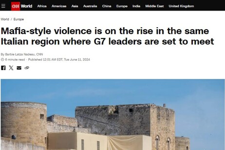 L'articolo della Cnn sulla Puglia