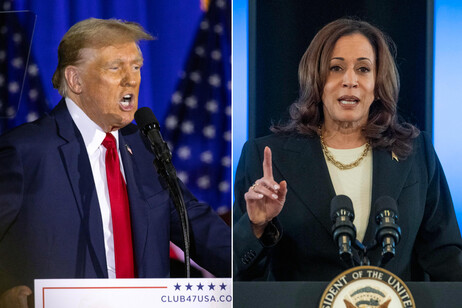 Donald Trump e Kamala Harris