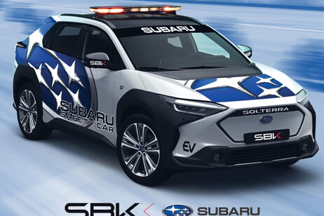 Subaru Solterra è la nuova safety car del mondiale Superbike