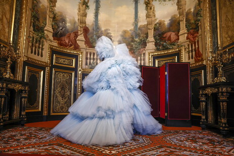 Louvre inaugurates fashion exhibition 'Louvre Couture' in Paris