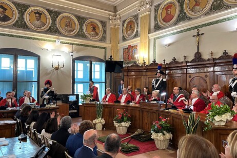 L'inaugurazione dell'anno giudiziario dell'Umbria - foto della Procura generale