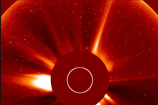 La cometa C/2024 S1 troppo vicina al Sole nell'immagine dell'osservatorio Soho (fonte: SOHO-NASA/ESA)