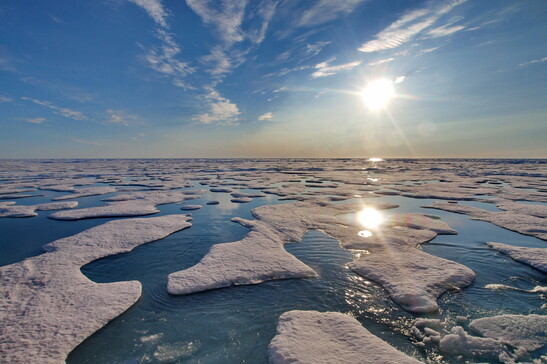 I ghiacci dell'Artico minacciati dalla crescente influenza dell'Atlantico (fonte: Michael Tjernström via imaggeo.egu.eu CC BY-ND 3.0)