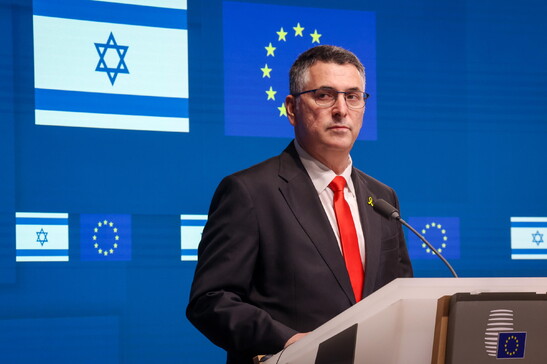 Il ministro israeliano Sa'ar a Bruxelles: "Le critiche non siano demonizzazione"