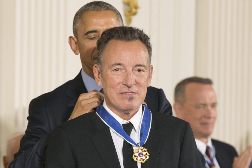 US President Barack Obama awards the Presidential Medal of Freedom