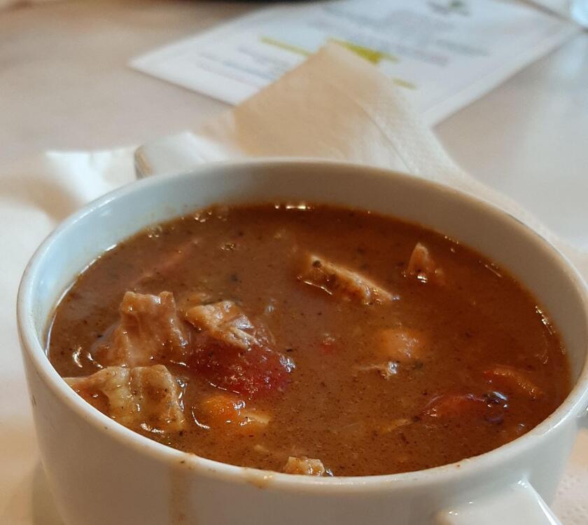 Il gumbo , il saporito stufato di pesce, verdura, pollo, salsicce. Tipico in Alabama - RIPRODUZIONE RISERVATA