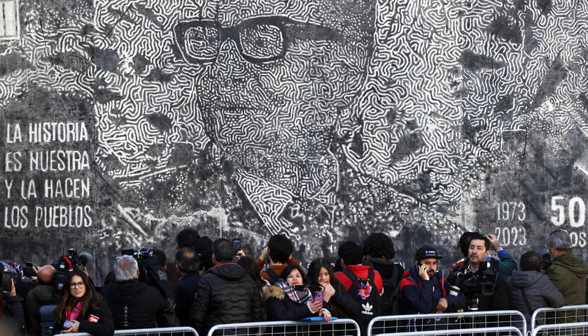 Ceremony for the 50th anniversary of the coup against Salvador Allende in Chile