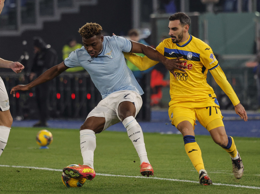 Serie A soccer match between SS Lazio vs Atalanta BC