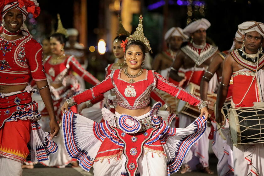 Navam Perahera - Annual Buddhist cultural pageant in Colombo © ANSA/EPA