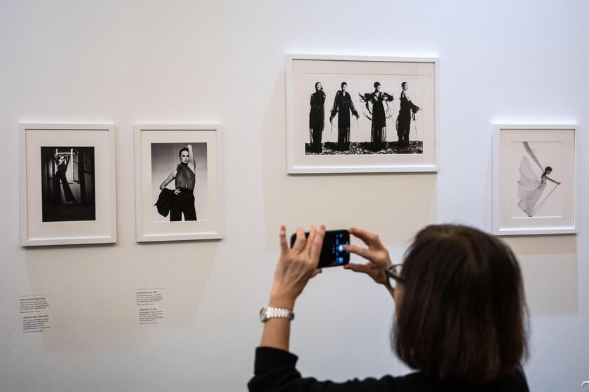 Yves Saint Laurent exhibition in Paris © ANSA/EPA