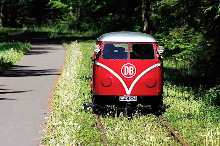 Bulli ferroviario del 1955 al secondo VW Bus day