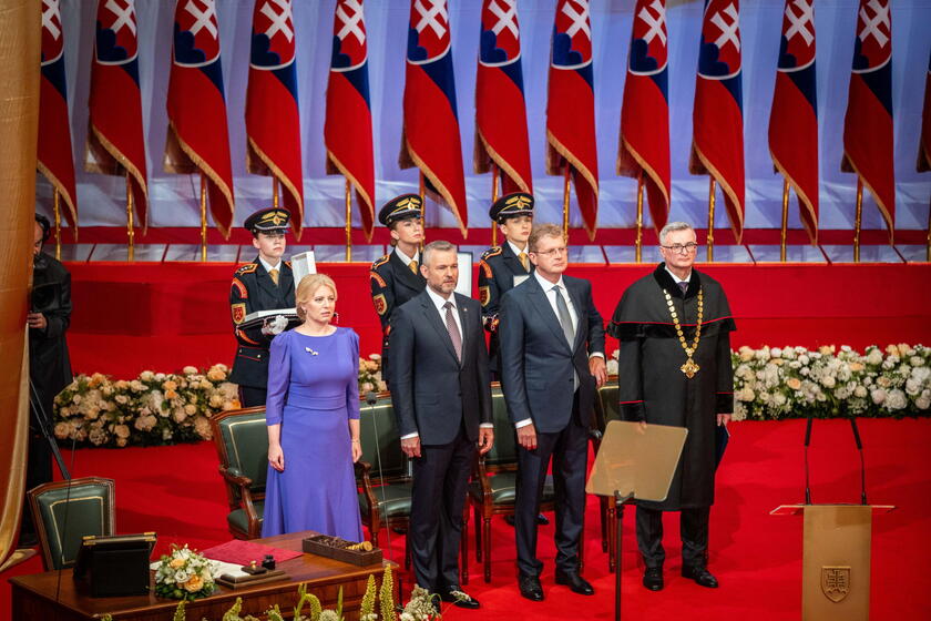 Inauguration ceremony of Slovakia's new President Peter Pellegrini