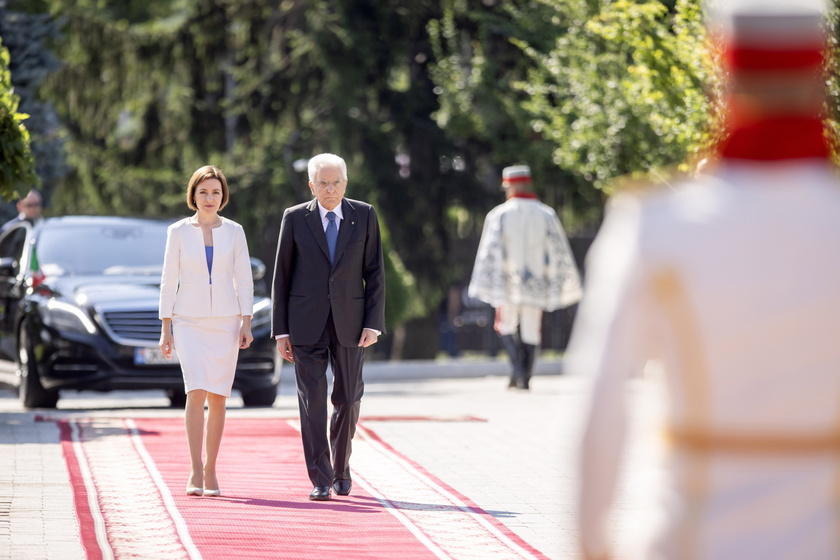 President of Italy Sergio Mattarella visits Moldova