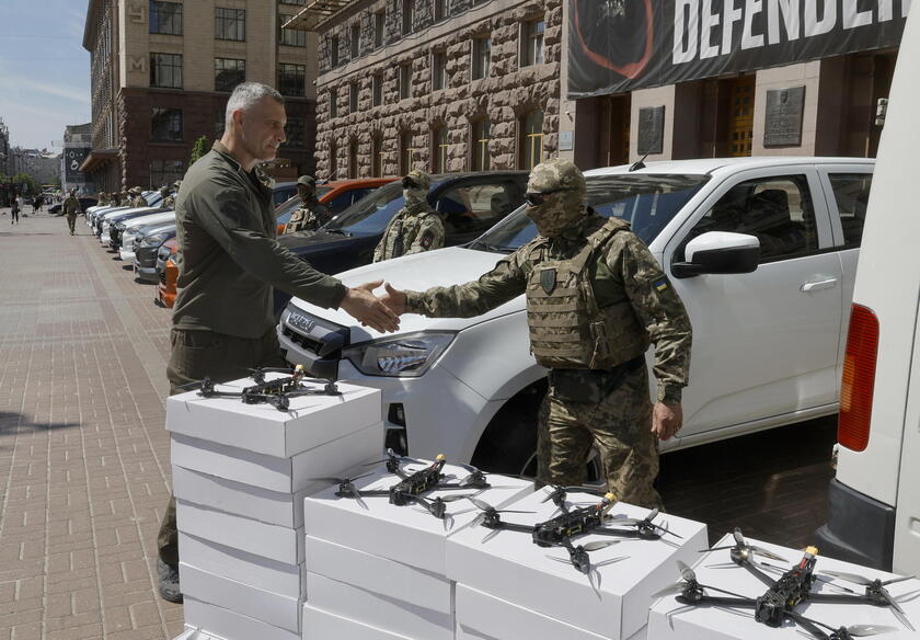 Kyiv citizens gift vehicles and drones to Ukrainian forces