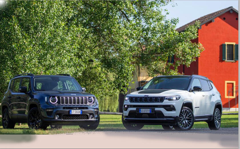 Nuove Jeep Renegade e Compass elettrificate