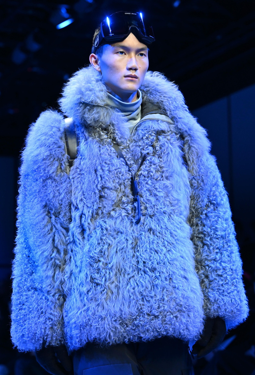 Giorgio Armani unveils Fall/Winter collection at Milan Fashion Week