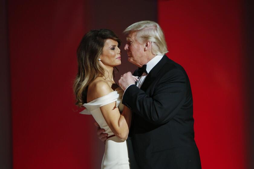 Trump e sua moglie Melania