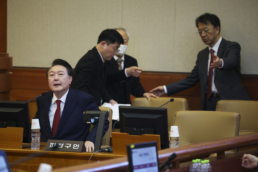 South Korean President Yoon attends impeachment trial hearing