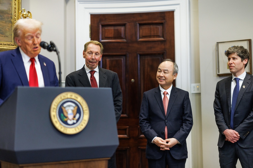 US President Donald Trump delivers remarks on AI Infrastructure in Washington, DC