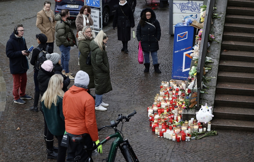 Aftermath of a knife attack in Aschaffenburg