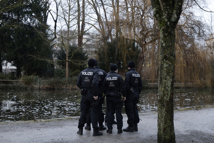 Aftermath of a knife attack in Aschaffenburg