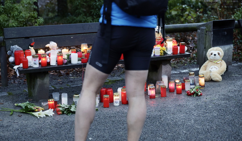 Aftermath of a knife attack in Aschaffenburg