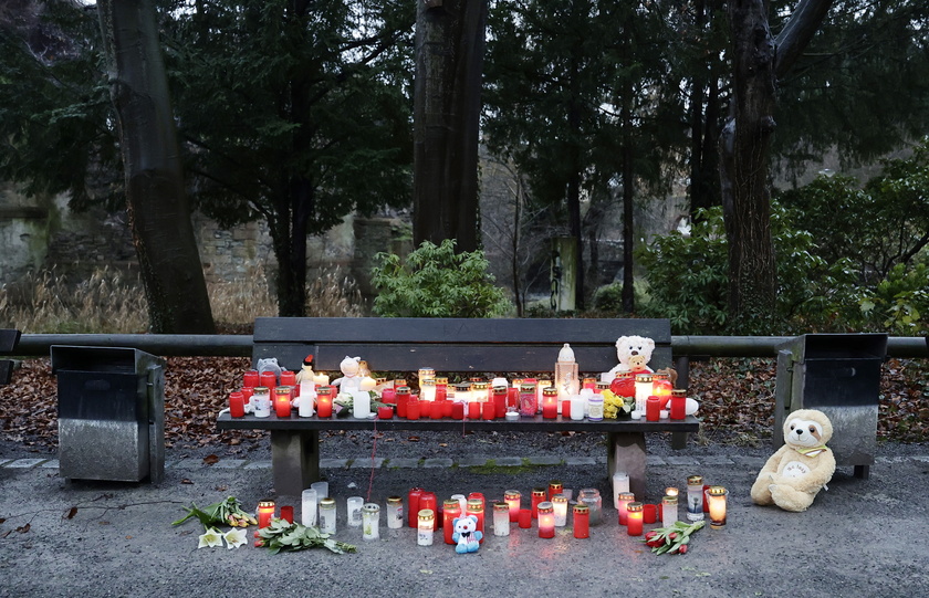 Aftermath of a knife attack in Aschaffenburg