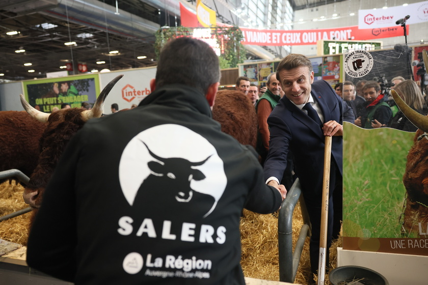 Opening of the annual agricultural fair in Paris