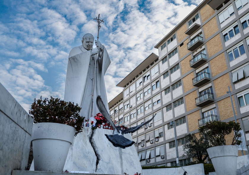 Pope Francis remains hospitalized in Rome