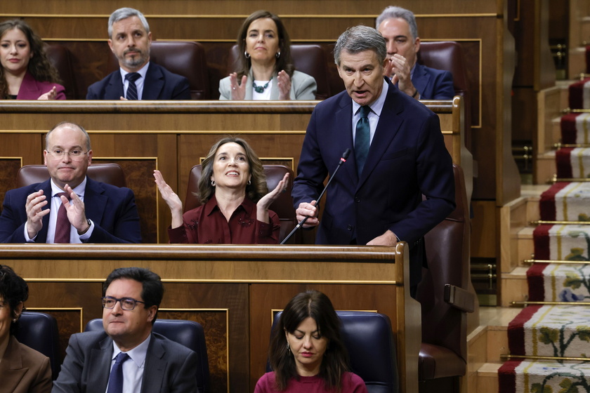 Spanish government's question time session at Parliament in Madrid