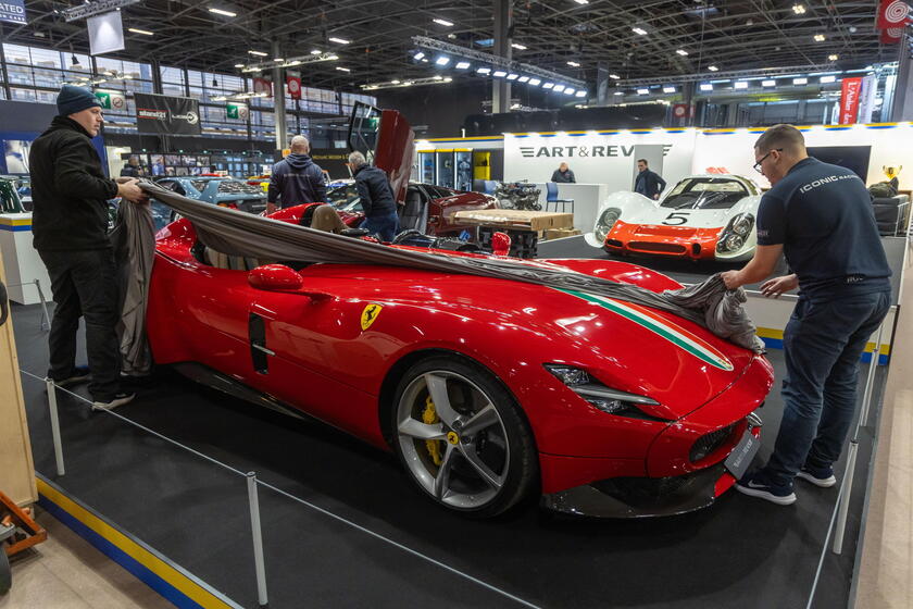 Retromobile vintage car show in Paris