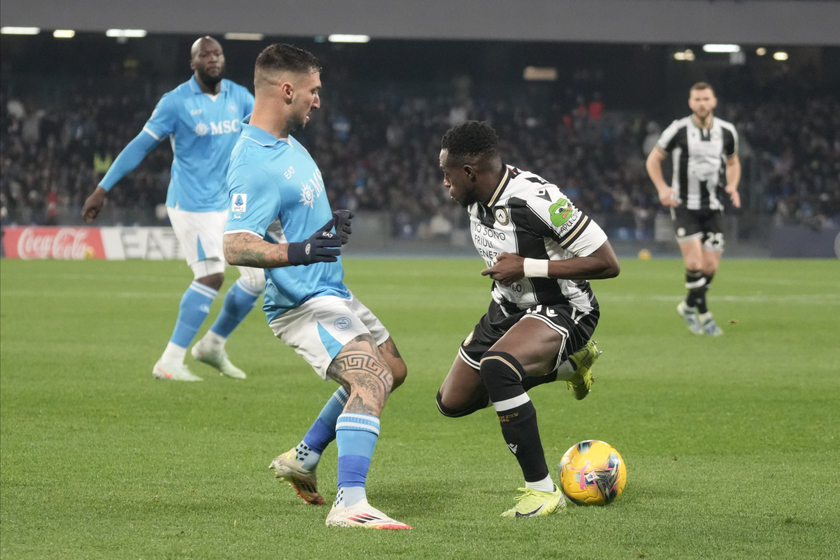 Italy soccer: Serie A , SSC Napoli vs Udinese Calcio