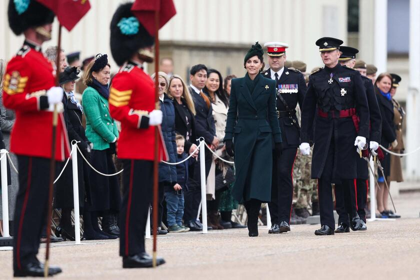 Londra, Kate alla parata per San Patrizio