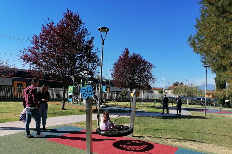 Parco accessibile a Monteprandone - RIPRODUZIONE RISERVATA