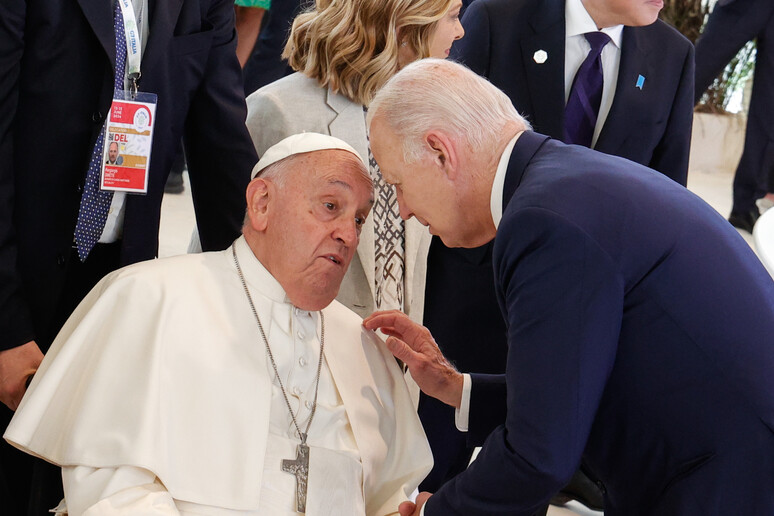 Papa Francesco e Joe Biden - RIPRODUZIONE RISERVATA