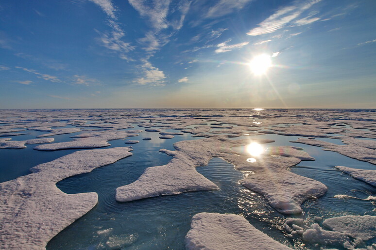 I ghiacci dell 'Artico minacciati dalla crescente influenza dell 'Atlantico (fonte: Michael Tjernström via imaggeo.egu.eu CC BY-ND 3.0) - RIPRODUZIONE RISERVATA